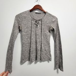 Suzie Shier Ribbed Long Sleeve - Size US S